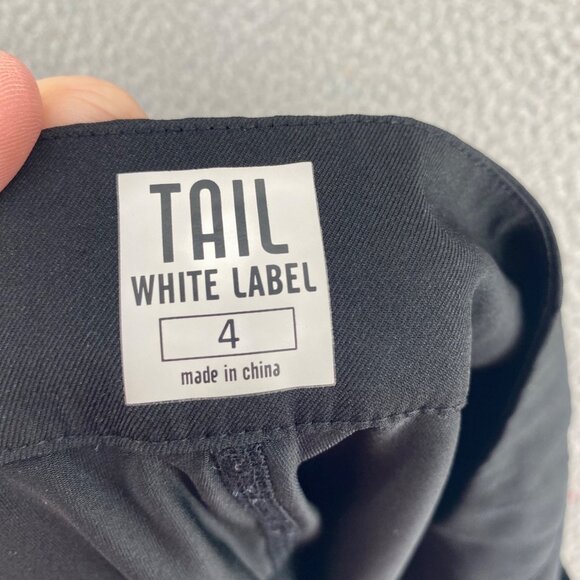 Tail Skort Womens 2 Black White Label Mini Golf Tennis Pockets Activewear Sport - Picture 7 of 15